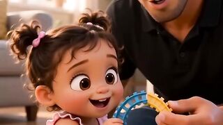Mom, Dad, and Baby Girl, PIXAR ANIMATION 28