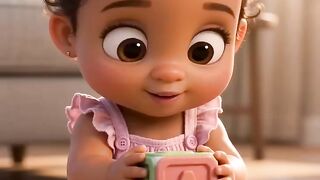 Mom, Dad, and Baby Girl, PIXAR ANIMATION 29