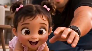 Mom, Dad, and Baby Girl, PIXAR ANIMATION 30