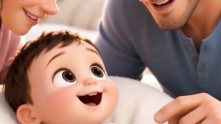 Mom, Dad, and Baby Girl, PIXAR ANIMATION 34