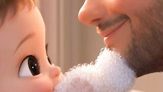 Mom, Dad, and Baby Girl, PIXAR ANIMATION 38
