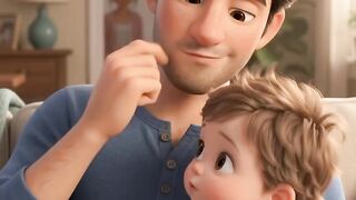 Mom, Dad, and Baby Girl, PIXAR ANIMATION 43