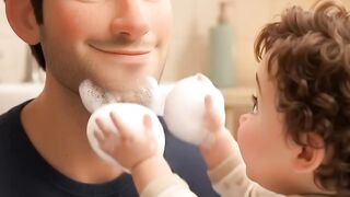 Mom, Dad, and Baby Girl, PIXAR ANIMATION 44