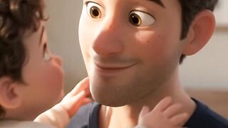 Mom, Dad, and Baby Girl, PIXAR ANIMATION 45