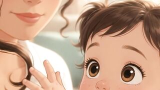 Mom, Dad, and Baby Girl, PIXAR ANIMATION 53