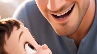 PIXAR ANIMATION, FAMILY FUN, MOM, DAD AND BABY