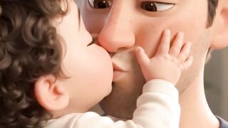 PIXAR ANIMATION, FAMILY FUN, MOM, DAD AND BABY 14
