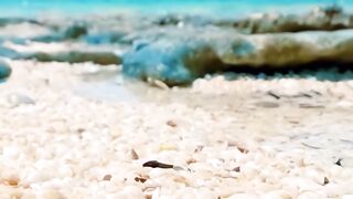 Blue seawater