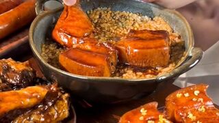 Ep.19: Meat mukbang challenge  super delicious meat feast. #mukbang