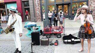 Dance Monkey - Street Performance 🎷🎻