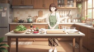 Indonesian Garlic Oyster Sauce Water Spinach | Easy Home Cooking | Anime Food