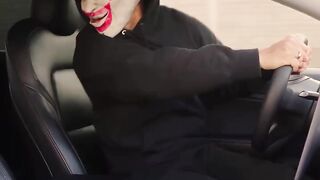 When you just robbed a bank but you got the new Tesla Roadster