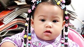 This Cute Baby Girl with Colorful Braids Will Melt Your Heart!