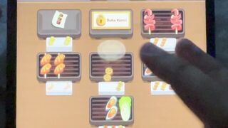 Playing mobile game