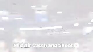 Mid air catch and shoot 😎👑
