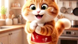 Cat making pizza 🍕