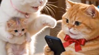 The Hardest Working Cat Family Ever!