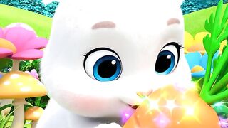 Cute Magical Bunny And Glowing Carrot | 3D Animation Cartoon For Kids