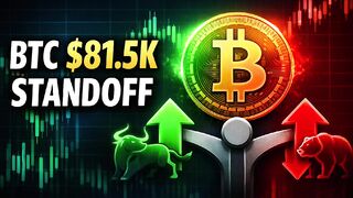 ​Bitcoin’s $81.5K Standoff: What Happens Next? (Crypto Analysis)
