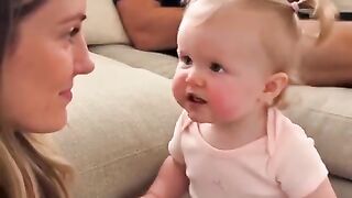 Baby Asks Mommy, “Why Did You Marry Daddy.”