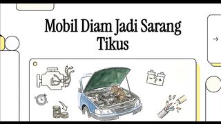 Mobil Diam Jadi Sarang Tikus