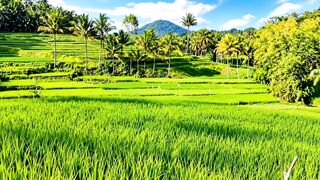 Lush Green Rice Terrace Paradise