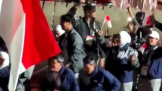 The Indonesian contingent👍❤️Parade ini Asian Para Games 2026 ,Nagoya Japan❤️👏