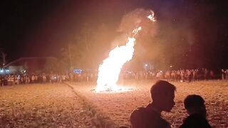 Title   Sacred Bonfire Night Tradition 🔥✨