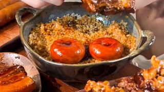 Ep.24: Meat mukbang challenge  super delicious meat feast. #mukbang #resep