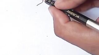 Easy drawing pencil saktch 💕💯