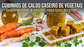 Caldo de Legumes Caseiro em Cubos: O Segredo de Sabor 100% Natural e Sem Conservantes!