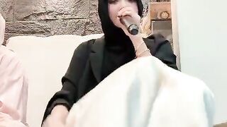 Let see What Inside of Long Skirt
