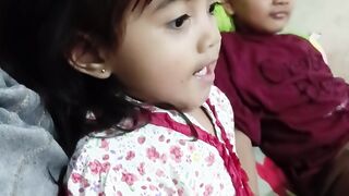 Little girl and her brother
