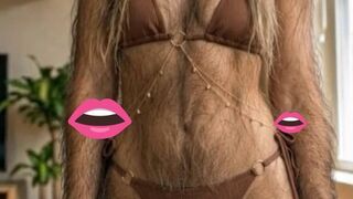 Beautiful hairy girl
