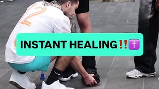 Jesus Healed His Broken Foot🙏🙏❤️