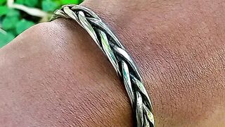 Gelang bangle Sisik Naga baja stainless steel