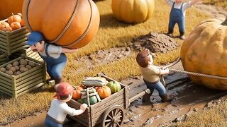 lifting a super-jumbo pumpkin