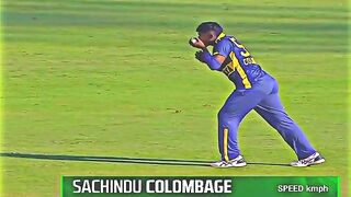 Strange bowling action of Sri Lankan leg spinner Sachindu Colombage