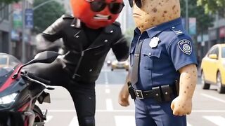 Alu Police vs Biker Tomato