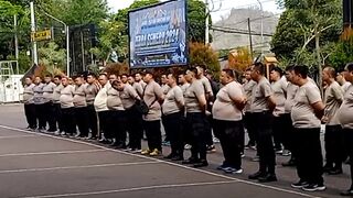 Program Diet Polisi Gendut Polres Trenggalek, Ada yang Turun 26 Kilogram