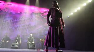 Susana Sánchez dances the taranto in the semifinals of the Cante de las Minas