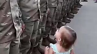 Surprising my kids after deployment…this moment means everything us 🥺💕 #reunited #surprise