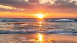Stop Scrolling! This Sunset Wave Sound Will Instantly Heal You 🌊✨
