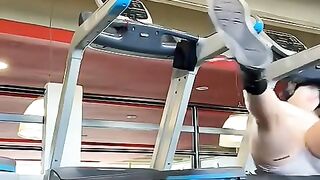 Gym workout fail