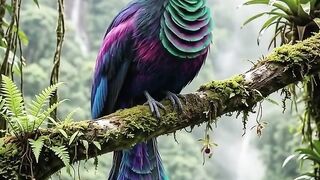 Nature's Hidden Jewel in the Misty Forest 💚✨  m