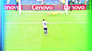 Penalty Difference! 🥶⚽ #shorts #cr7 #ronaldo #messi