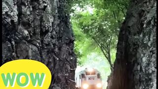 Wow!! cuts through the hills