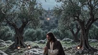 When the World Slept🙏🙏Jesus Was on His Knees in Prayer❤️🙏✝️