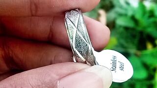 Cincin motif pasir