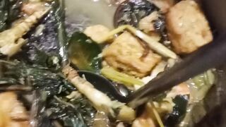 MUGBANG SAYUR PAKIS,TAHU,DAN UDANG HMM LEZAT